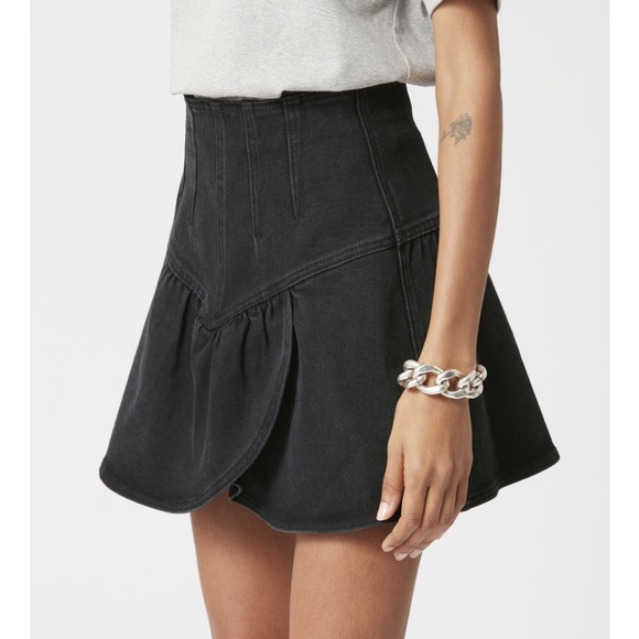 ISABEL MARANT DIMENIA DENIM SKIRT - Picture 6 of 7
